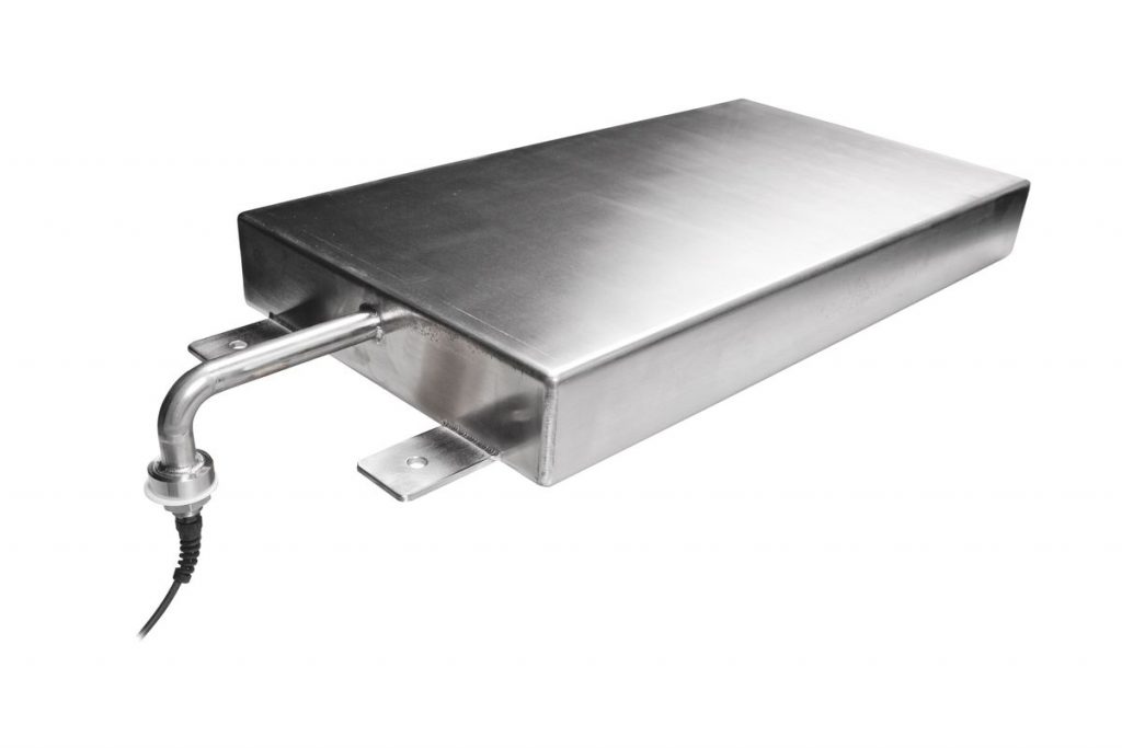 stainless-steel transducer box